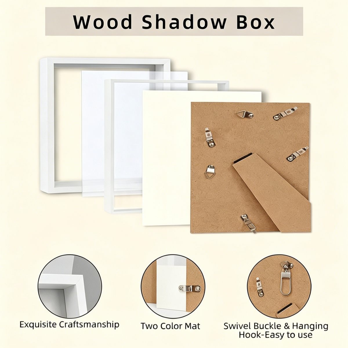 "orchid"-Personalized Mom Holding Hands Flower Shadow Box-Mother&