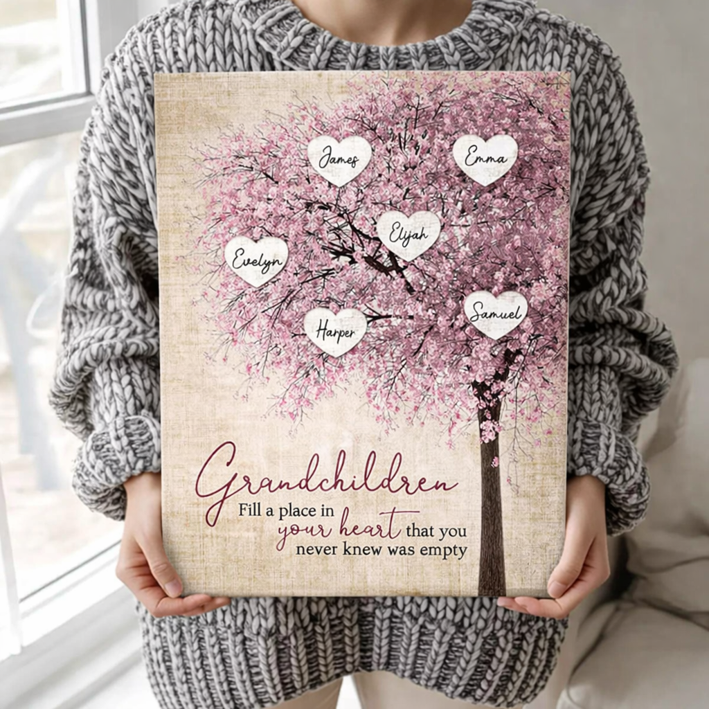 Personalised Family Tree Canvas | Mother&