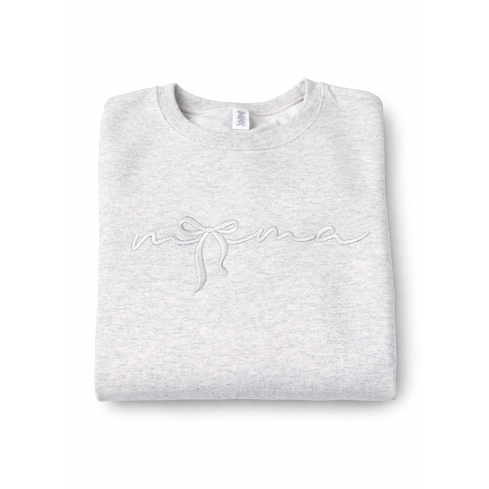 Custom "Bow Mama" Embroidered Sweaters | Mother's Day Gifts