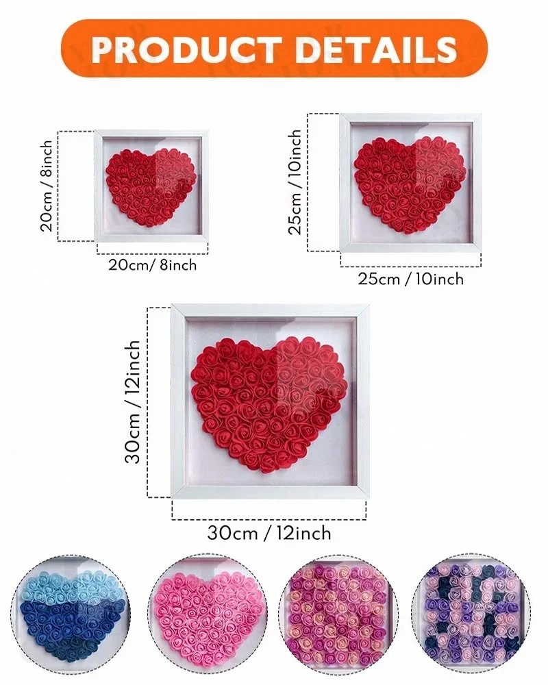 Personalized Flower Shadow Box With Kid&