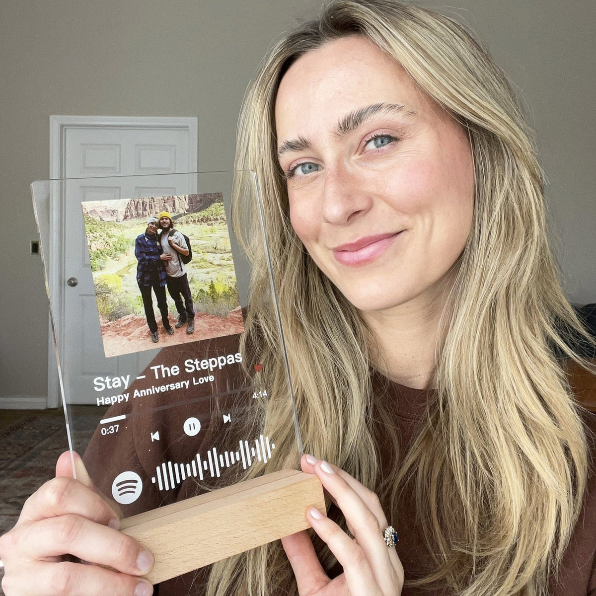 Customizable Photo Music Plaque Night Light | Mother&