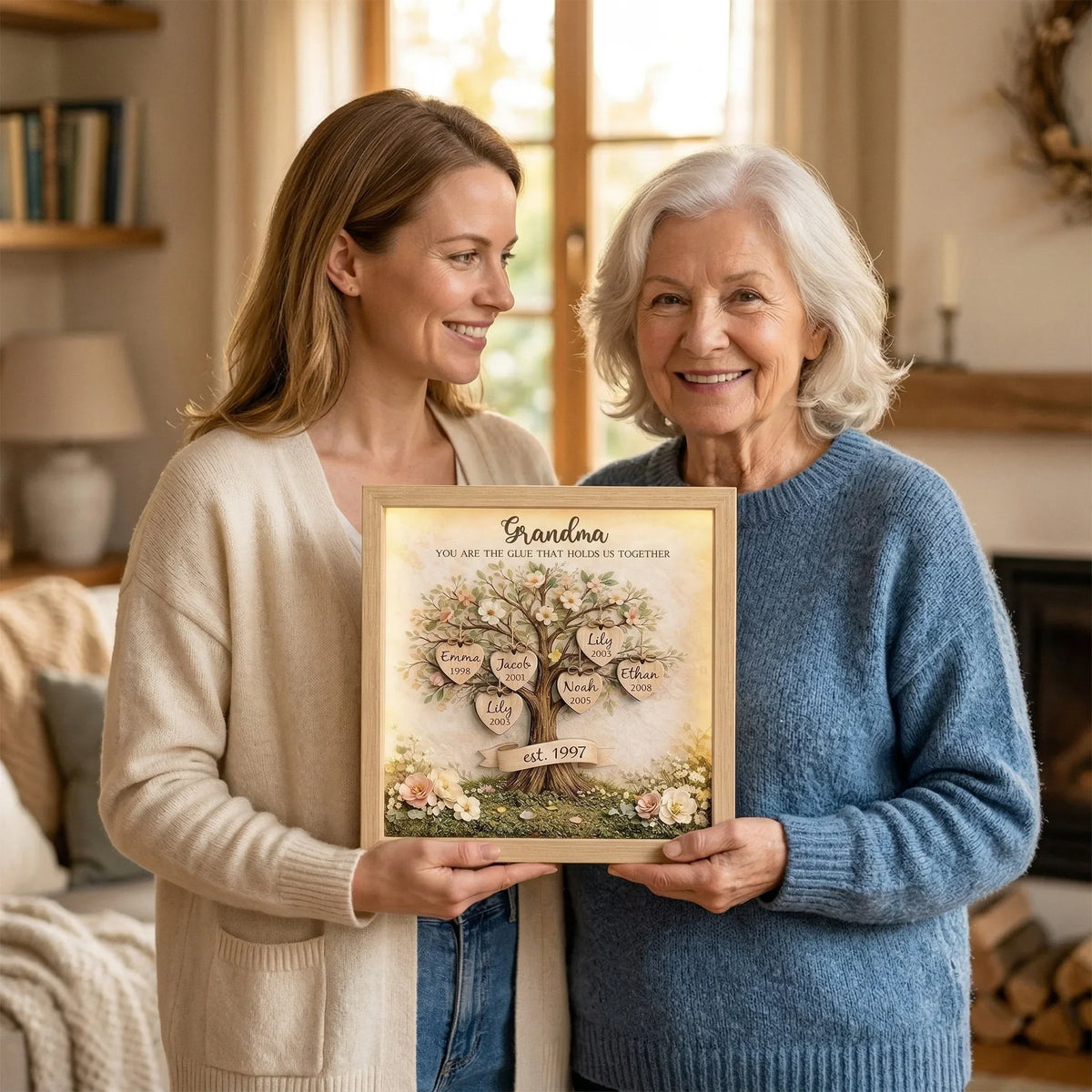 Personalized Mom Family Tree With Kids&