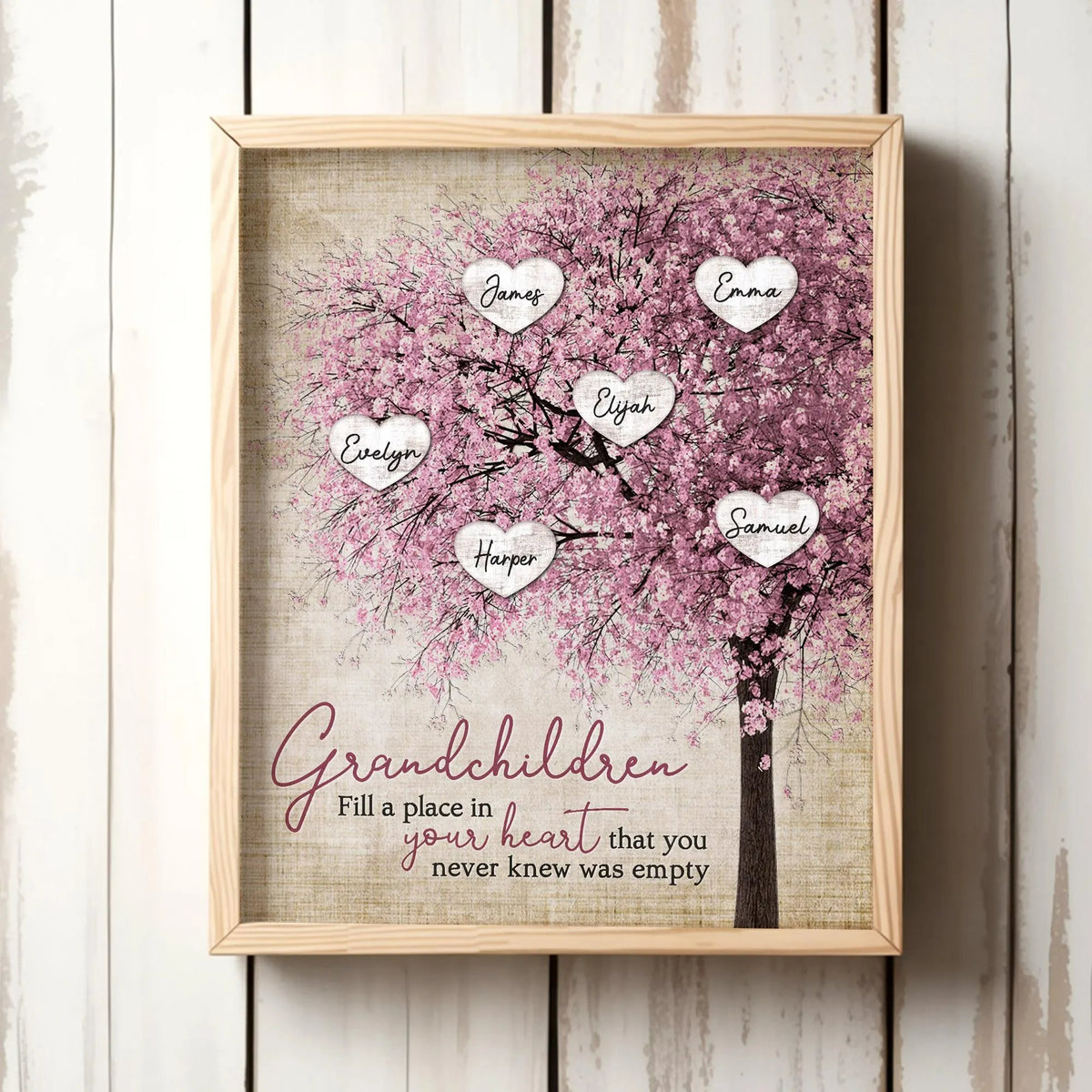 Personalised Family Tree Canvas | Mother's Day Gifts