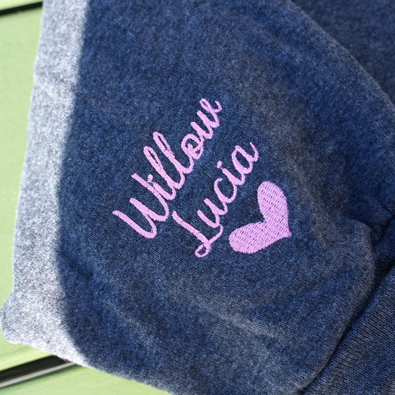 Custom Embroidered Nana EST Quarter Zip Sweatshirt for Grandma | Mother&