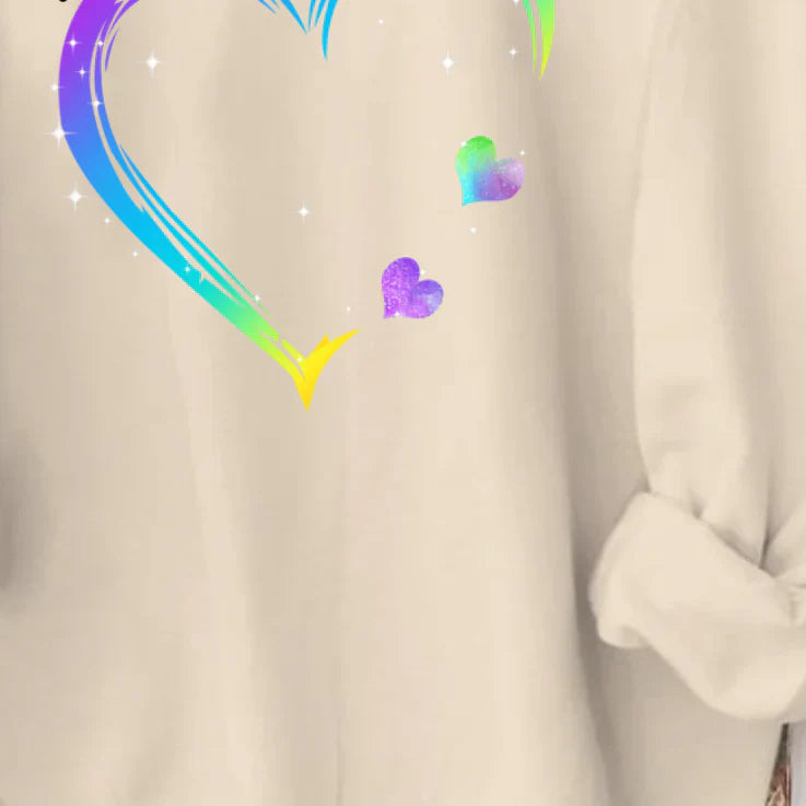 Custom Mama, Grandma Heart Sweatshirt with Kidnames | Mother's Day Gift