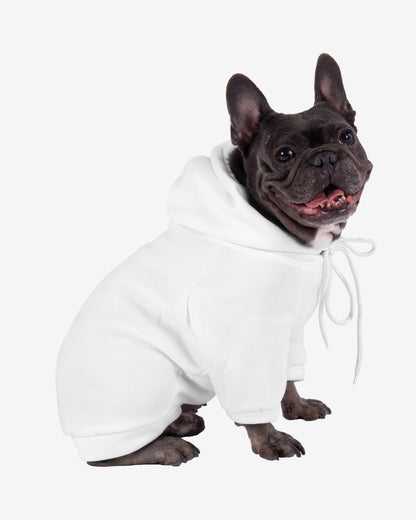 Ivory Cozy Frenchie Hoodie