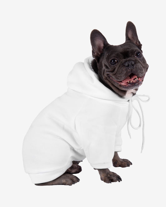 Ivory Cozy Frenchie Hoodie