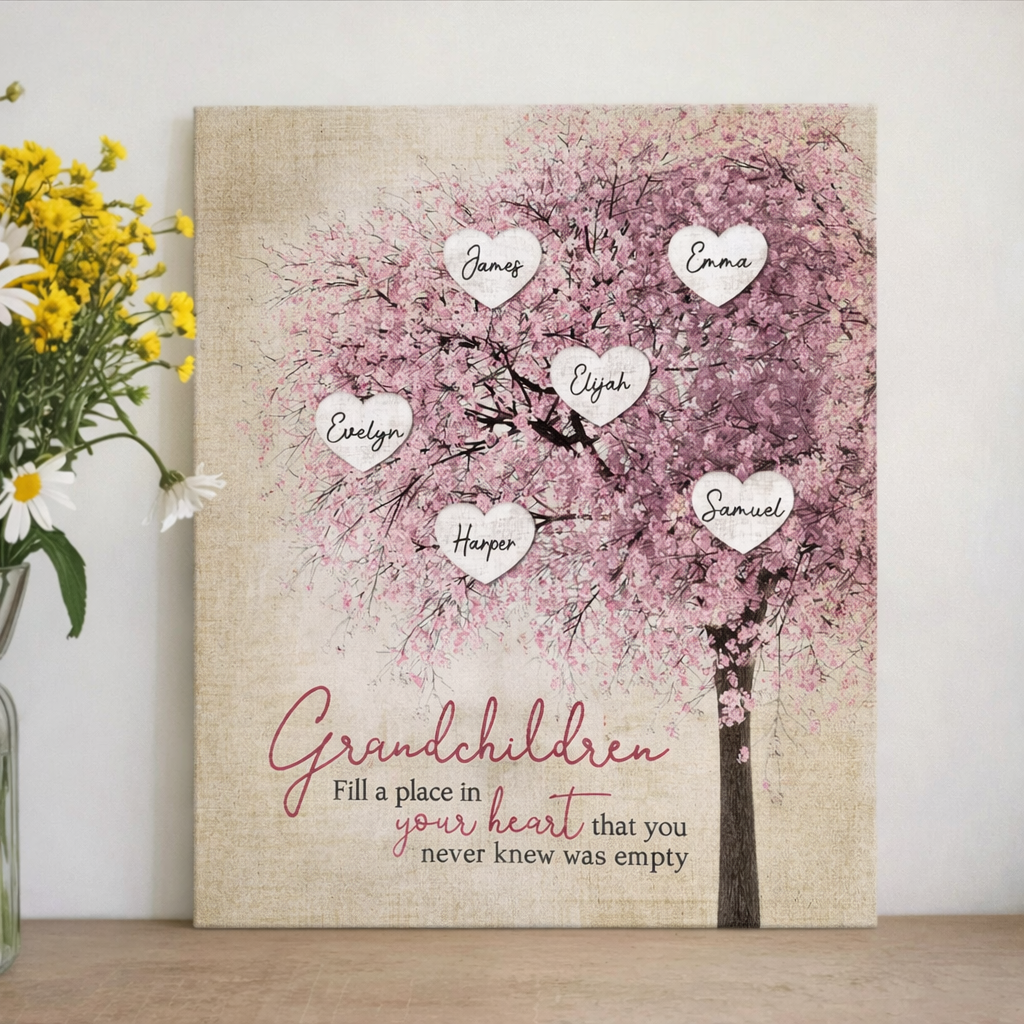Personalised Family Tree Canvas | Mother&