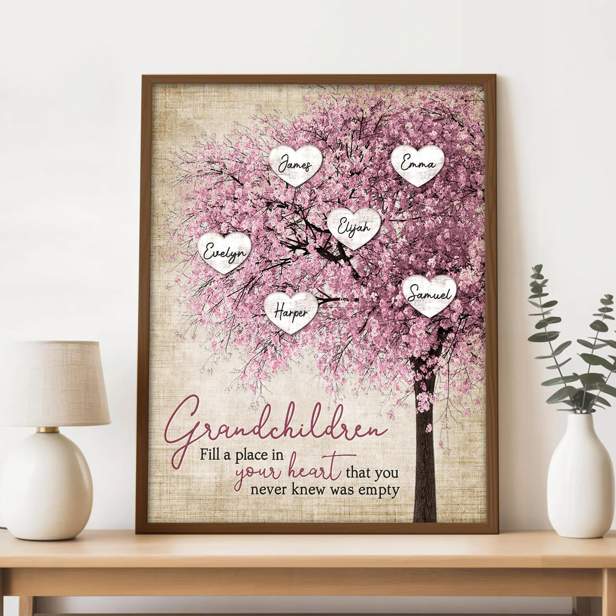 Personalised Family Tree Canvas | Mother&