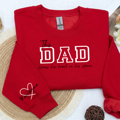 Wear Your Heart on Your Sleeve – Personalized Print Mama Sweatshirt with Kids’ Names | for Mom Mother&