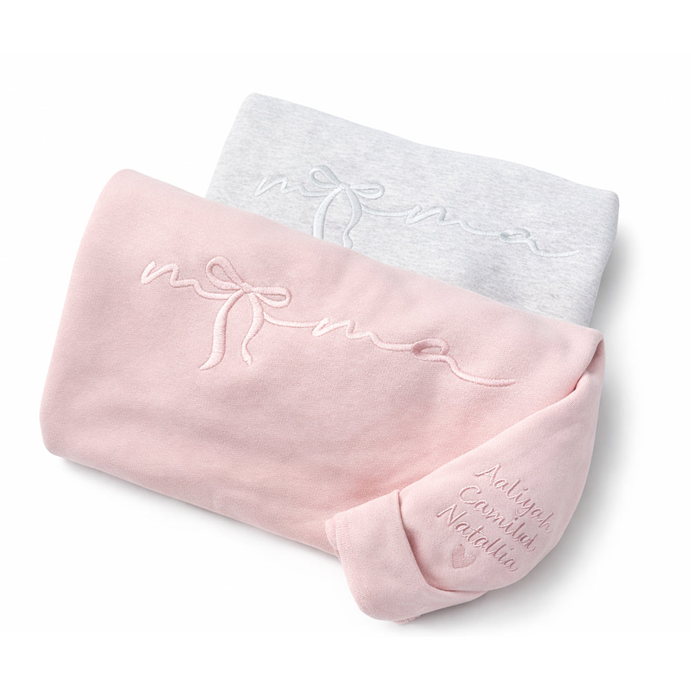 Custom "Bow Mama" Embroidered Sweaters | Mother&