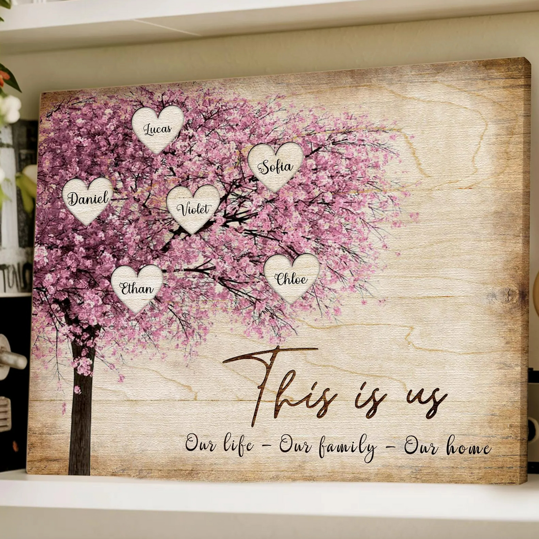 Personalised Family Tree Canvas | Mother&