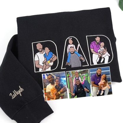 Custom Comic Photo Embroidered 
