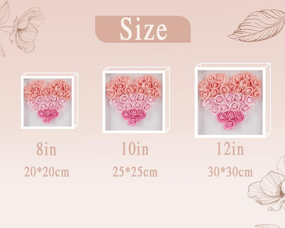 You Will Know That We Love You Personalized Flower Shadow Box with LED Light – Mother’s Day Gift for Mom