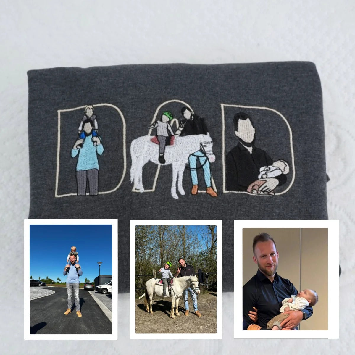 Custom Comic Photo Embroidered 