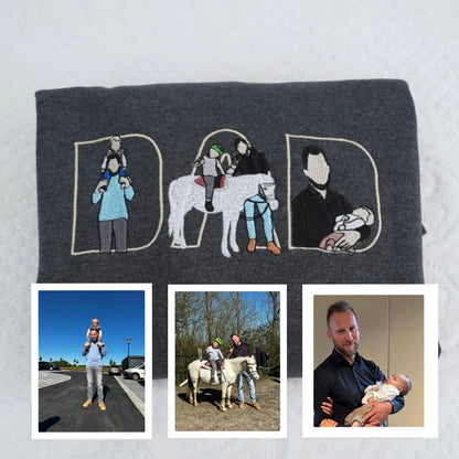 Custom Comic Photo Embroidered 