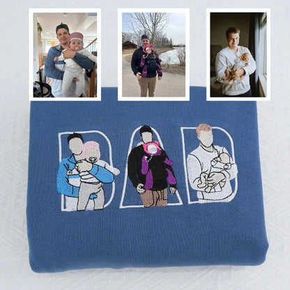 Custom Comic Photo Embroidered 