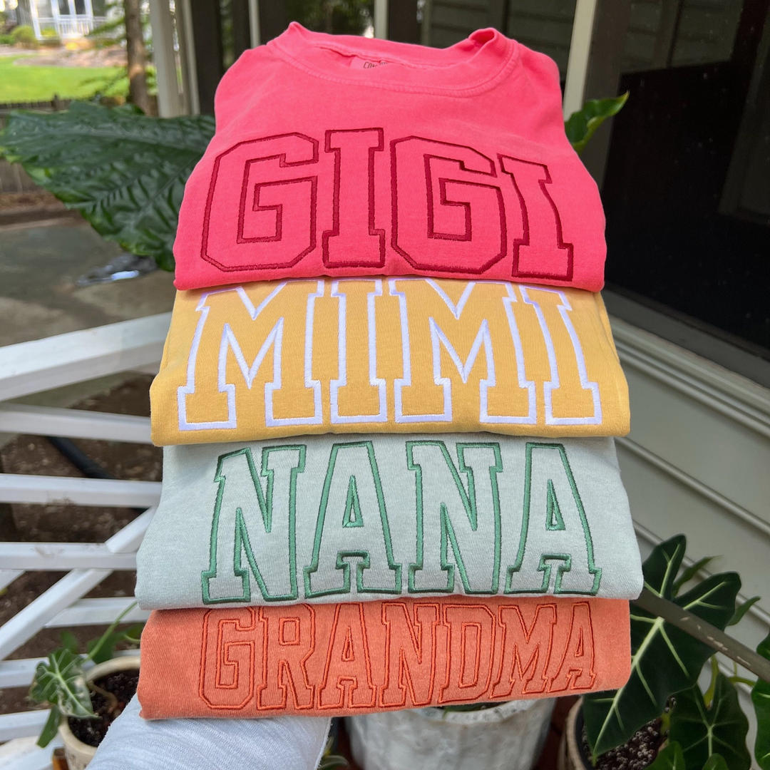 Custom Mama Embroidered Sweatshirt With Kids Names Sleeve | Mother&