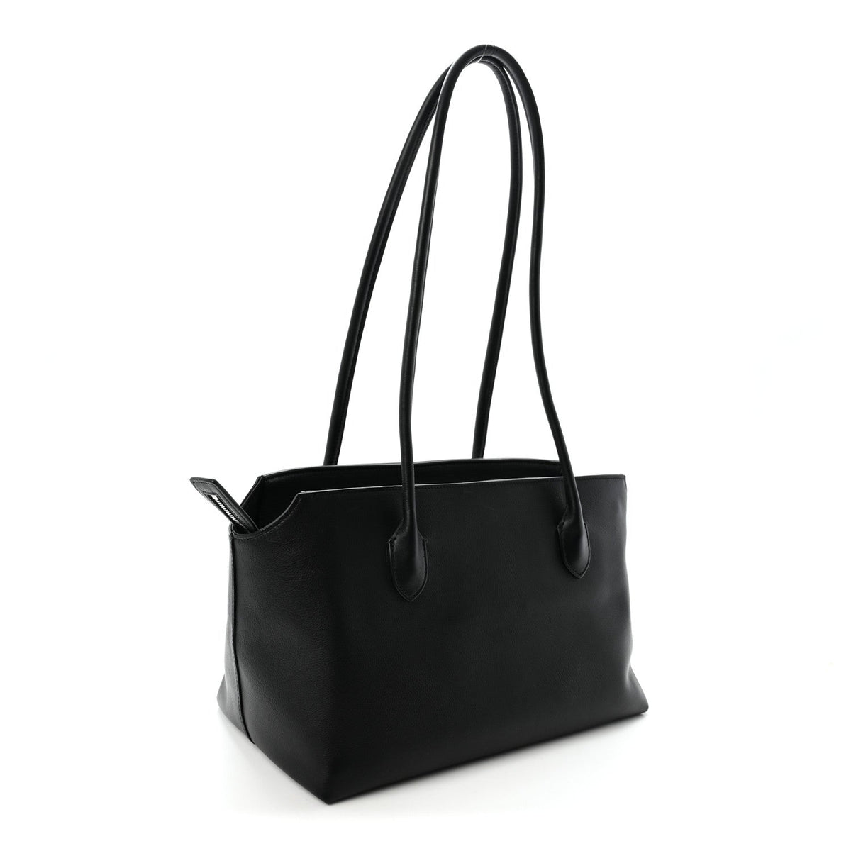 Grained Calfskin Terrasse Bag Black