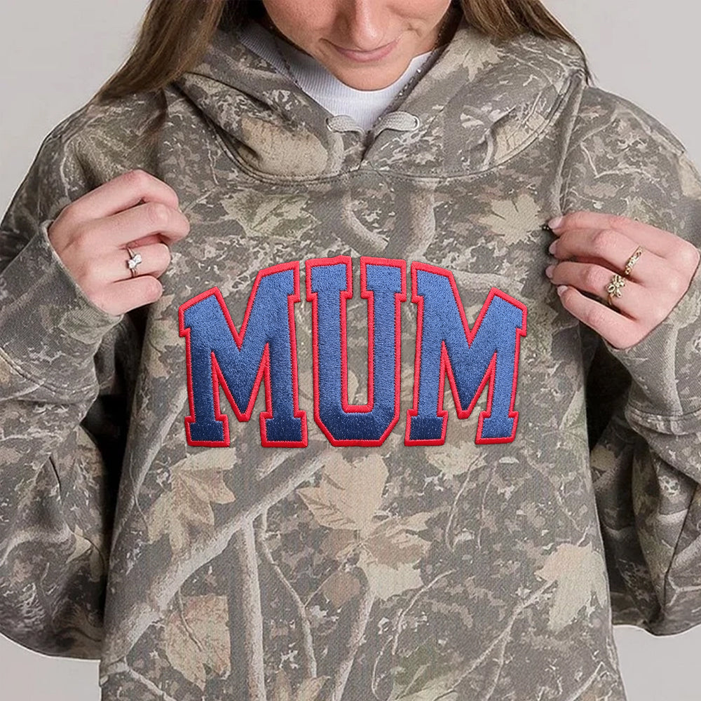 Custom MAMA Camo Sweatshirt Embroidered T-Shirt Hoodie | Mother&