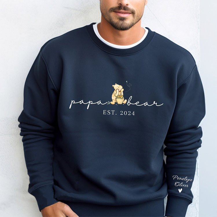 Custom Mama Bear Print Sweatshirt Mama T-shirt/Hoodie, Mother&