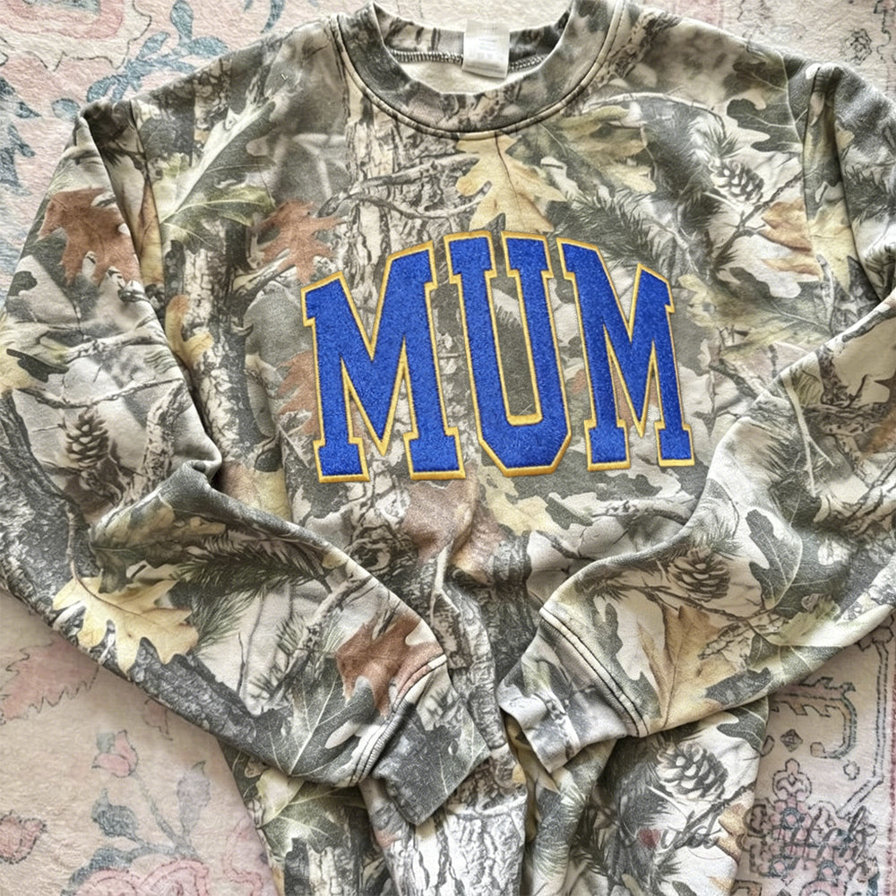 Custom MAMA Camo Sweatshirt Embroidered T-Shirt Hoodie | Mother&