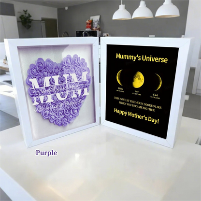 Mum We Love You With REAL MOON PHASE Anniversary Calendar - Mummy&