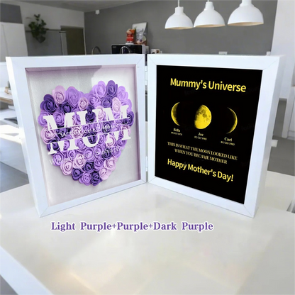 Mum We Love You With REAL MOON PHASE Anniversary Calendar - Mummy&
