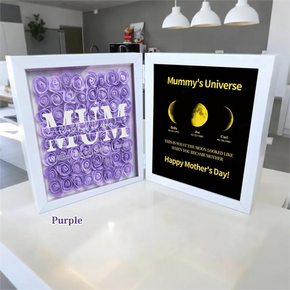 Mum We Love You With REAL MOON PHASE Anniversary Calendar - Mummy&