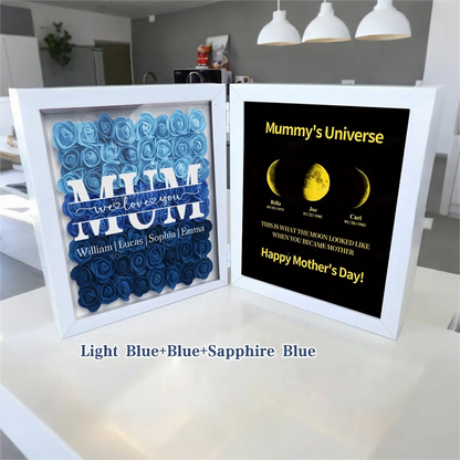 Mum We Love You With REAL MOON PHASE Anniversary Calendar - Mummy&