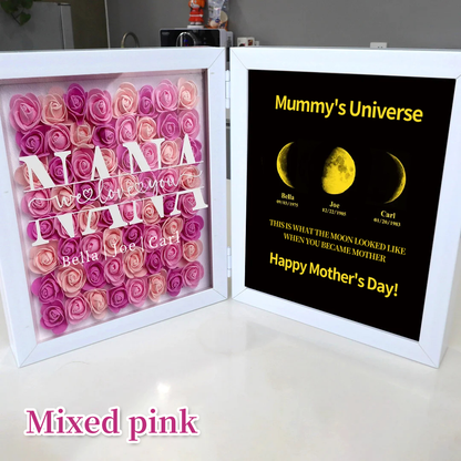 Mum We Love You With REAL MOON PHASE Anniversary Calendar - Mummy&