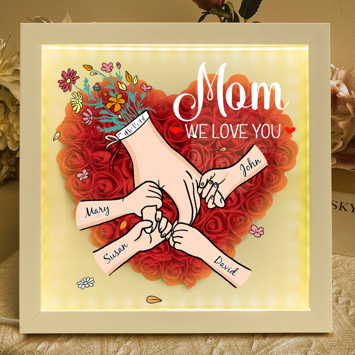Family Love Blooms Forever - Custom Mother&
