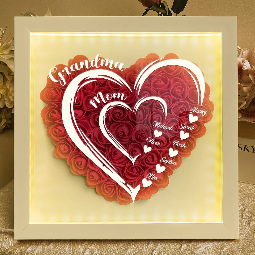 Mom Grandma Hearts Custom Kids&