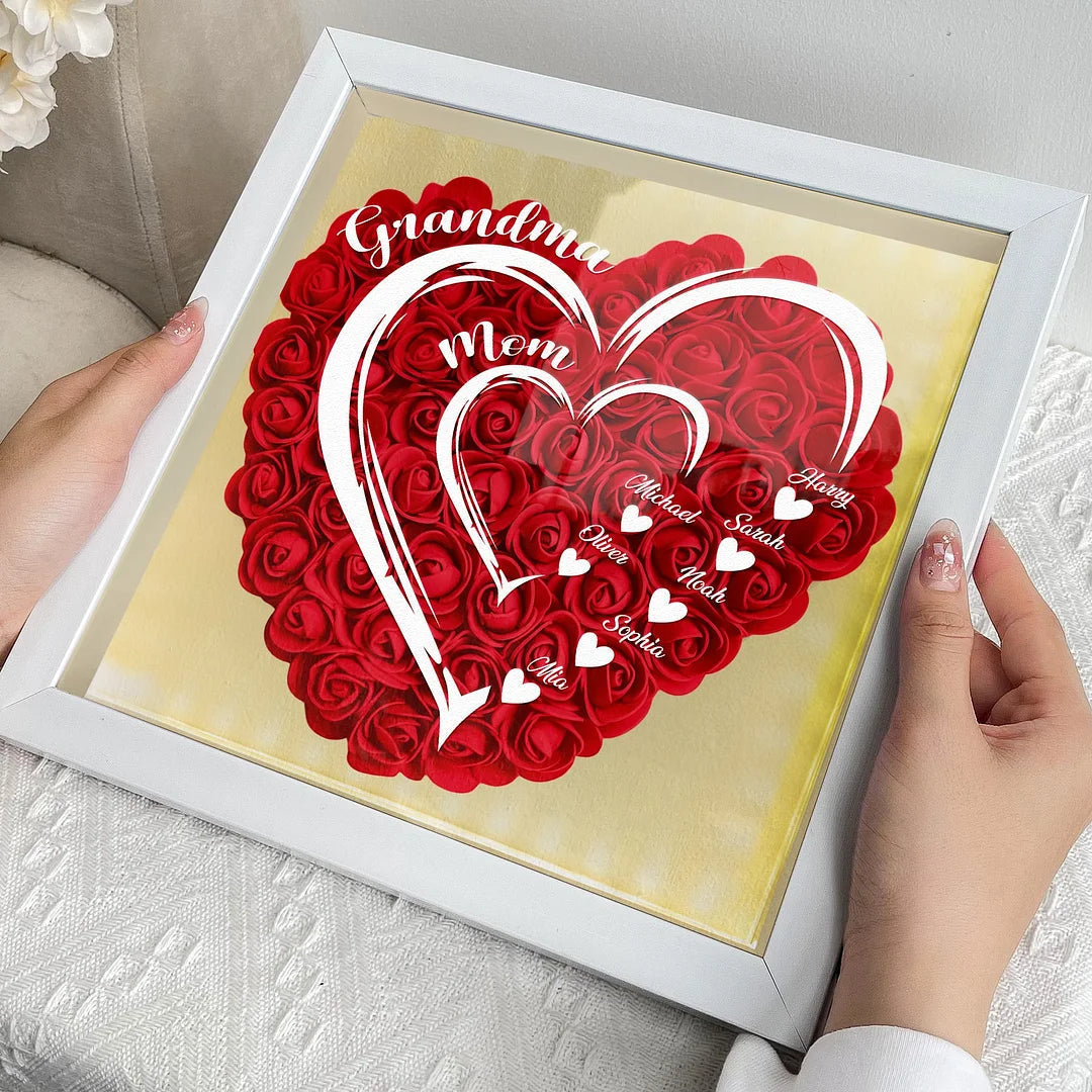 Mom Grandma Hearts Custom Kids&