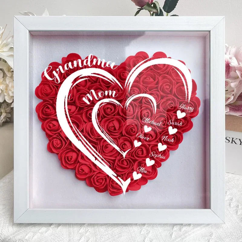 Mom Grandma Hearts Custom Kids&
