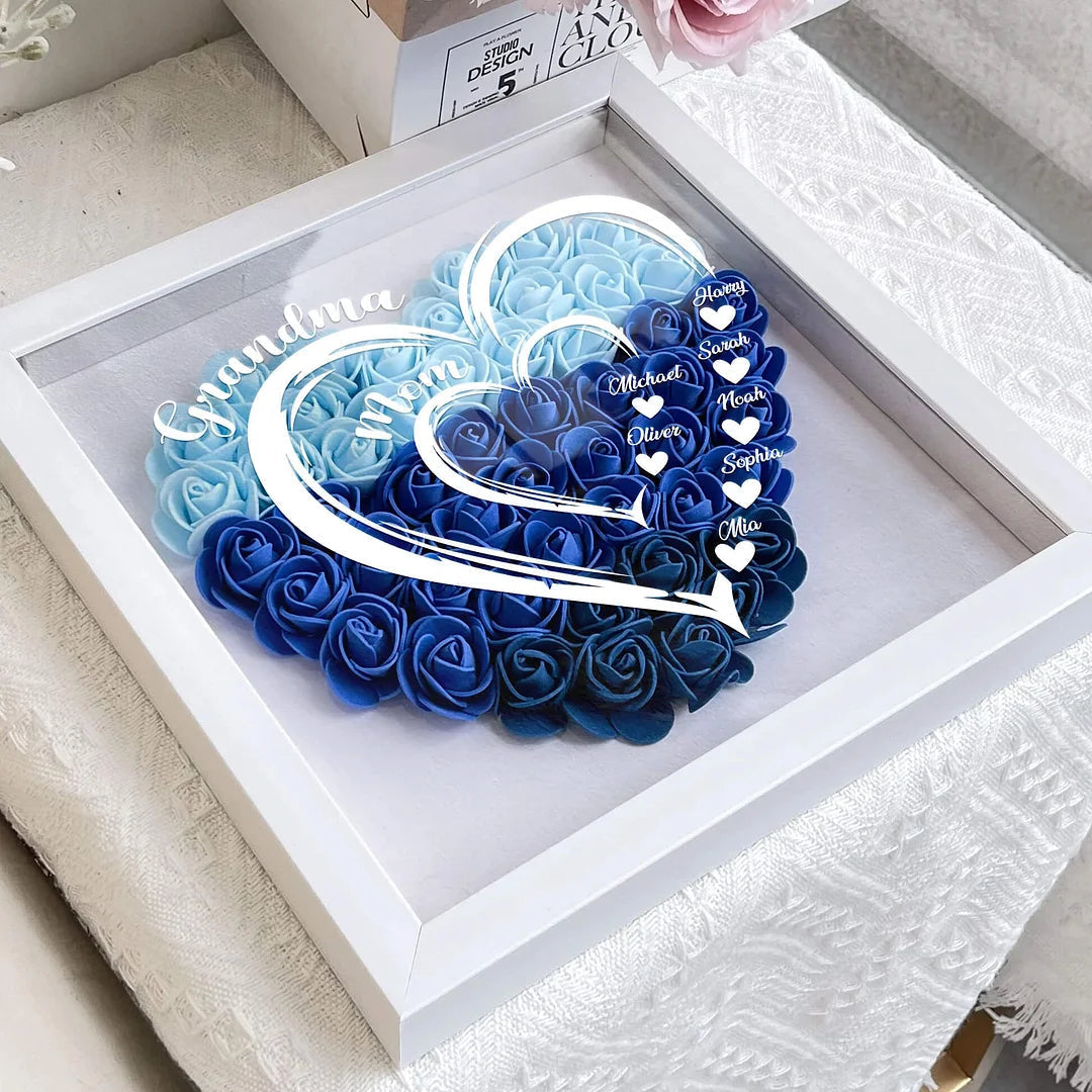 Mom Grandma Hearts Custom Kids&