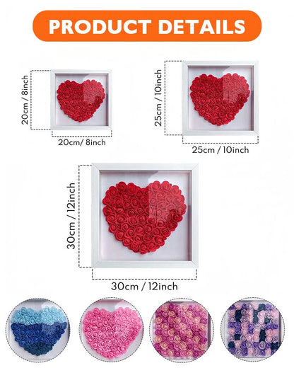 A Love That Lives On - Personalized Flower Shadow Box LED Light - A Memorial Gift With Butterflies | Mother&