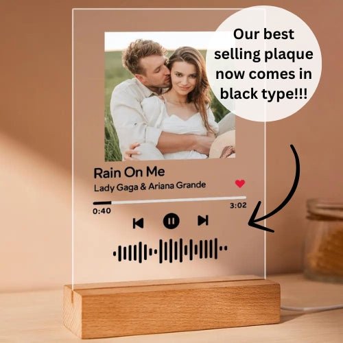 Customizable Photo Music Plaque Night Light | Mother&
