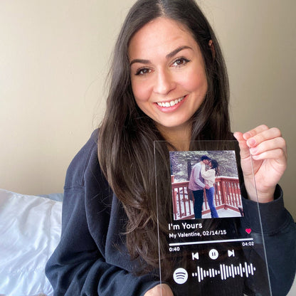 Customizable Photo Music Plaque Night Light | Mother&