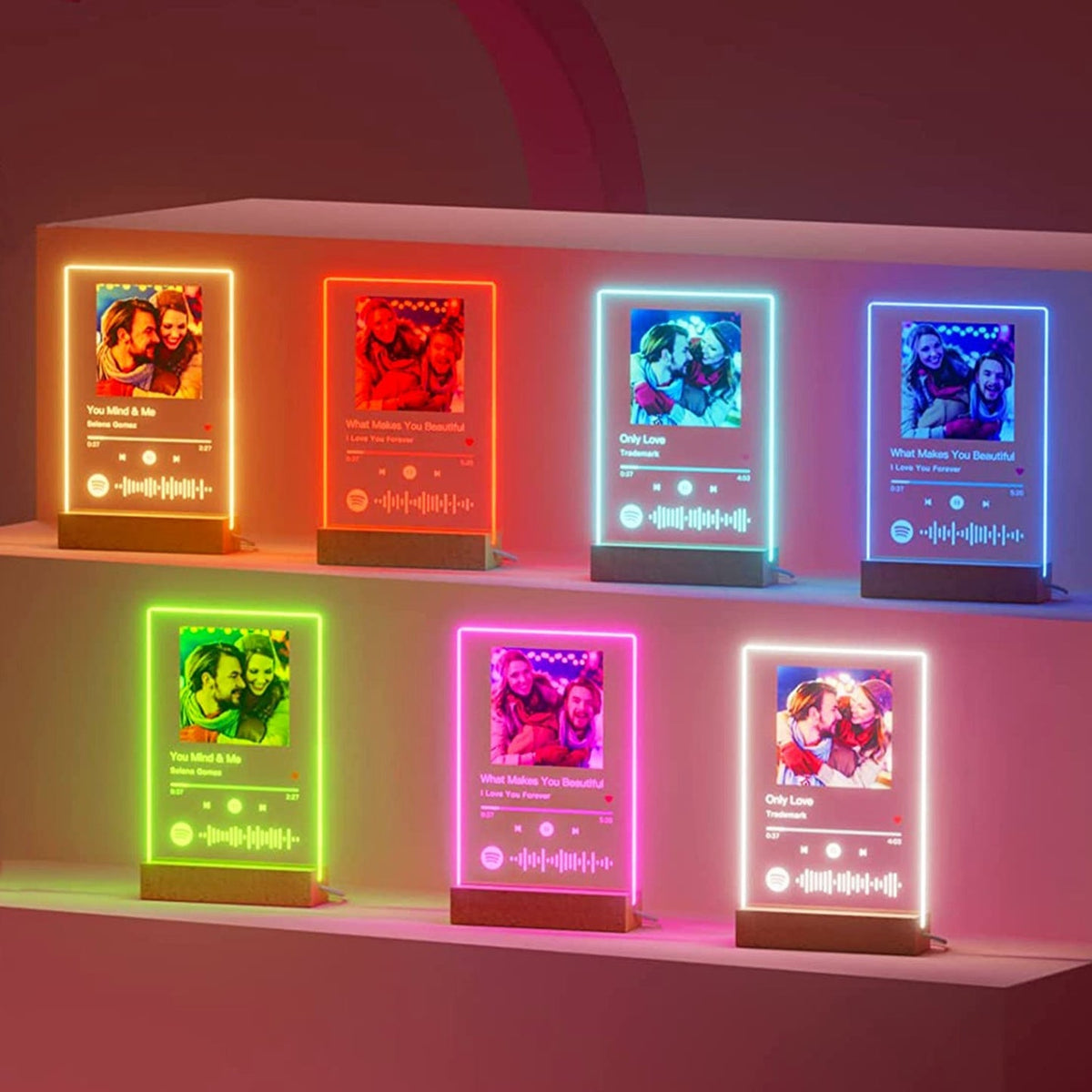 Customizable Photo Music Plaque Night Light | Mother&