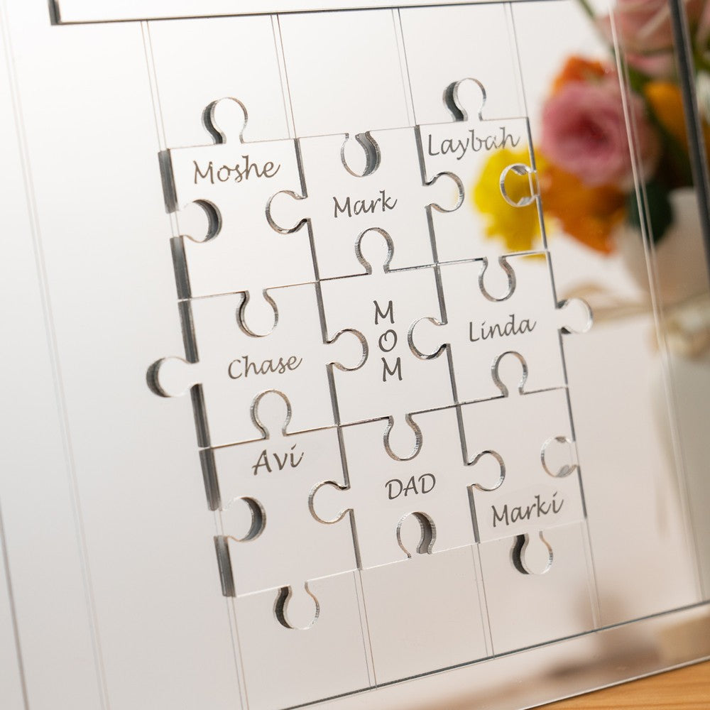 Custom Mom Puzzle Sign Mother&