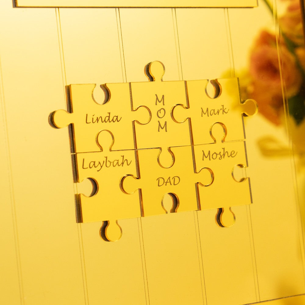Custom Mom Puzzle Sign Mother&