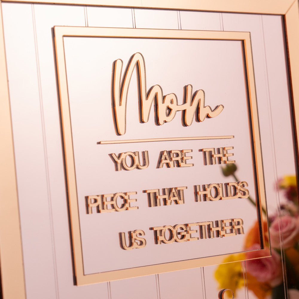 Custom Mom Puzzle Sign Mother&
