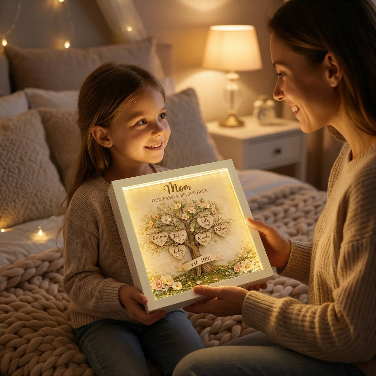 Personalized Mom Family Tree With Kids&