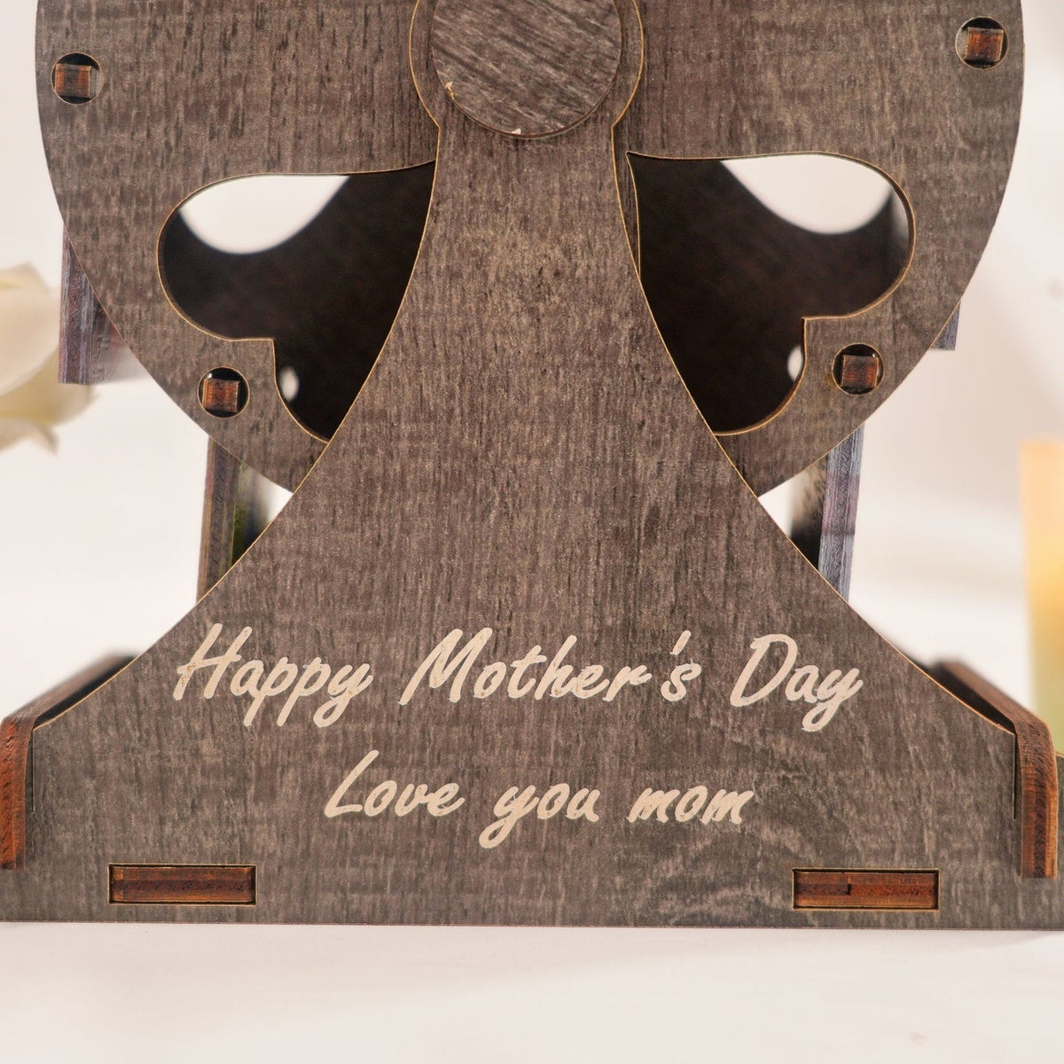 Personalized Photo Ferris Wheel  | Unique Rotating Memory Frame Gift for Mother&