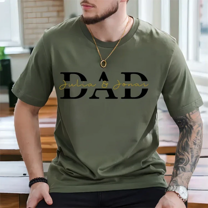 Custom "DAD" Design with Kids Names Sweatshirt | Father's Day Gift