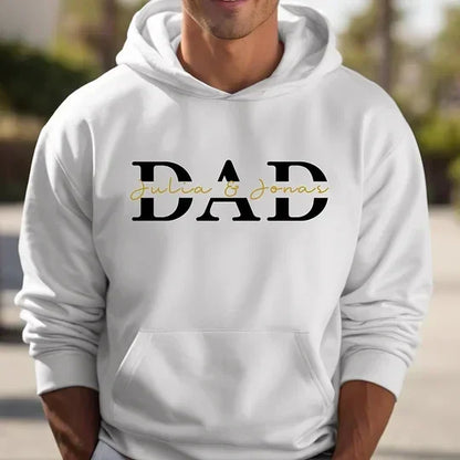Custom "DAD" Design with Kids Names Sweatshirt | Father's Day Gift