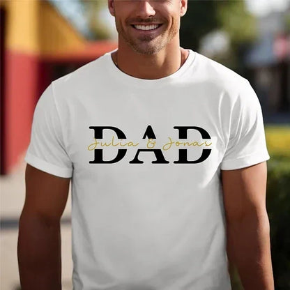 Custom "DAD" Design with Kids Names Sweatshirt | Father's Day Gift
