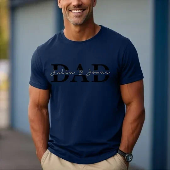 Custom "DAD" Design with Kids Names Sweatshirt | Father&