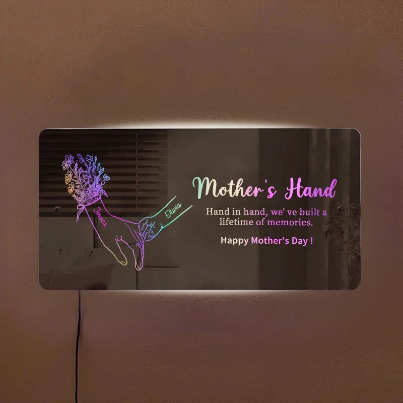 🤝Hand in Hand - Personalized Mom and Kids&